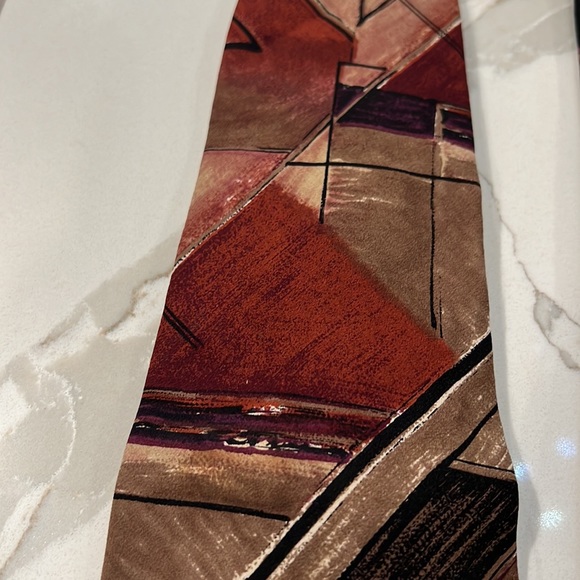 Set of 5 Rochester Special Man vintage ties-all silk - Picture 3 of 7